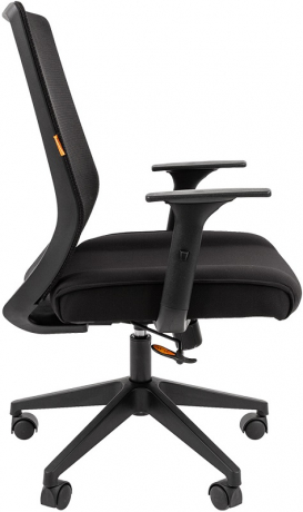 Кресло офисное Chairman 555 LT сетка/ткань черная