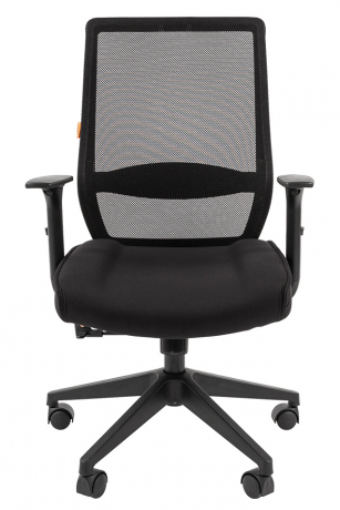 Кресло офисное Chairman 555 LT сетка/ткань черная