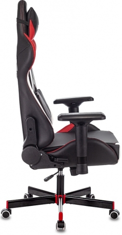 Кресло компьютерное игровое Zombie VIKING TANK черный/красный/белый экокожа