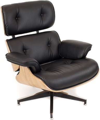 Кресло реклайнер Relax экокожа черная