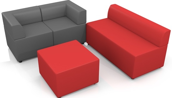 Диван офисный Оптима двухместный модуль