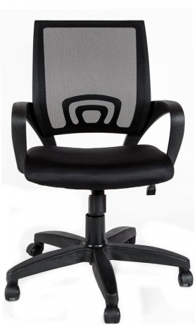 Компьютерное кресло Лайк ткань-сетка черная