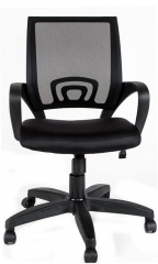 Компьютерное кресло Лайк ткань-сетка черная