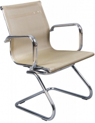 Офисное конференц-кресло Бюрократ CH-993-Low-V золотистый сетка