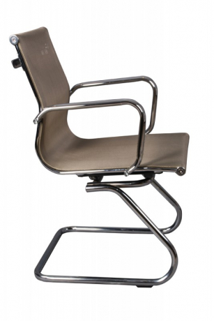 Офисное конференц-кресло Бюрократ CH-993-Low-V золотистый сетка