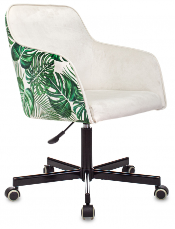 Компьютерное кресло Бюрократ CH-380M молочный джунгли