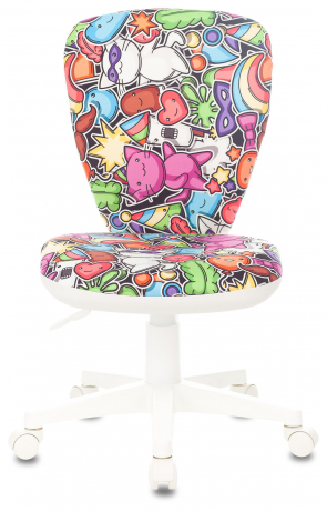 Детское компьютерное кресло Бюрократ KD-W10 мультиколор маскарад