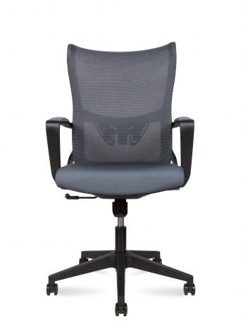 Офисное кресло Norden Wave LB серое/черный пластик