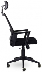 Компьютерное кресло UTFC Аэро М-808 BLACK PL ткань черный