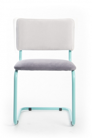 Стул Сильвия RAL голубые полозья