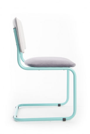 Стул Сильвия RAL голубые полозья