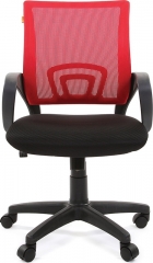 Компьютерное кресло Лайк ткань-сетка черно-красная