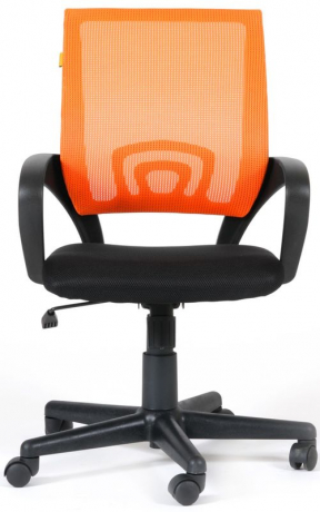 Компьютерное кресло Евростиль 696 Лайк ткань черно-оранжевая