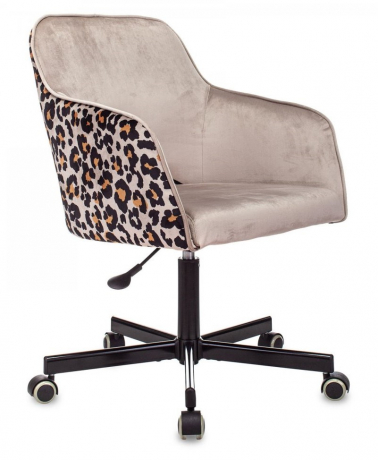 Компьютерное кресло Бюрократ CH-380M бежевый леопард