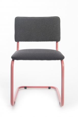 Стул Сильвия RAL розовые полозья