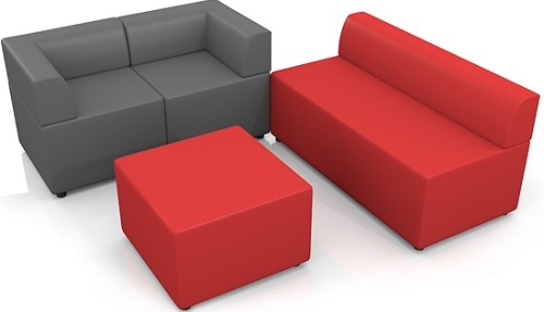 Пуф офисный прямоугольный Оптима