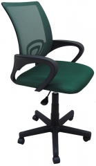 Компьютерное кресло Лайк ткань-сетка зеленая