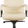 Офисное кресло руководителя Орион Хром экокожа бежевая