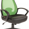 Кресло офисное компьютерное Chairman 840 Black сетка/ткань/экокожа черная/зеленая