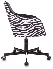 Компьютерное кресло Бюрократ CH-380M черный зебра