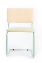 Стул Сильвия RAL сине-зеленые полозья