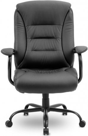 Офисное кресло руководителя Ровер Хэви Дьюти экокожа черный