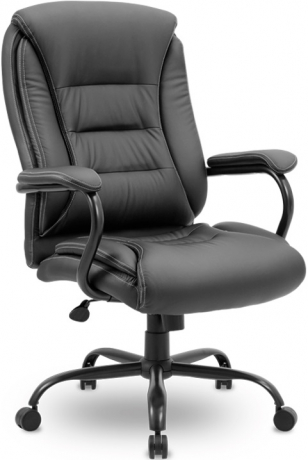 Офисное кресло руководителя Ровер Хэви Дьюти экокожа черный