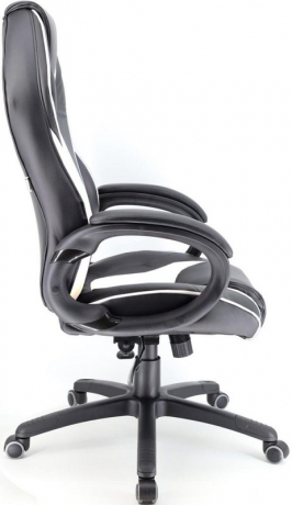 Кресло компьютерное игровое Everprof Wing экокожа черная/белая