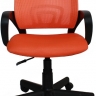 Компьютерное кресло Лайк ткань-сетка оранжевая