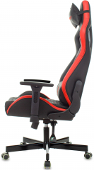 Кресло игровое Knight Outrider черный/красный ромбик