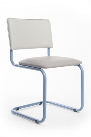 Стул Сильвия RAL синие полозья