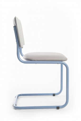 Стул Сильвия RAL синие полозья