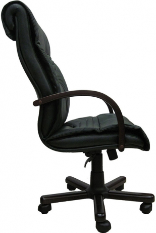 Офисное кресло руководителя Вип Экстра M экокожа зеленая