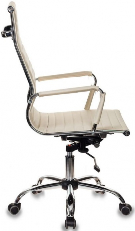 Кресло руководителя Бюрократ CH-883 слоновая кость экокожа