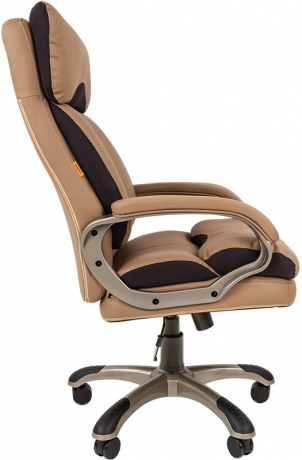 Офисное кресло руководителя Chairman 505 экокожа бежевая