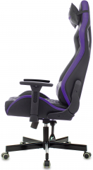 Кресло игровое Knight Outrider черный/фиолетовый ромбик