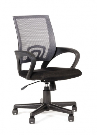 Офисное кресло Norden Спринг (grey - black) серая сетка/черная ткань
