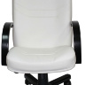 Офисное Кресло Министр Экстра (Мукс) Кожа WHITE 0505-R70B Белая (Топ-Ган Люкс)