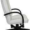 Офисное Кресло Министр Экстра (Мукс) Кожа WHITE 0505-R70B Белая (Топ-Ган Люкс)