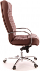 Офисное кресло руководителя Everprof Atlant AL M кожа коричневая