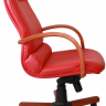 Офисное кресло руководителя Далия Экстра МБ экокожа красная