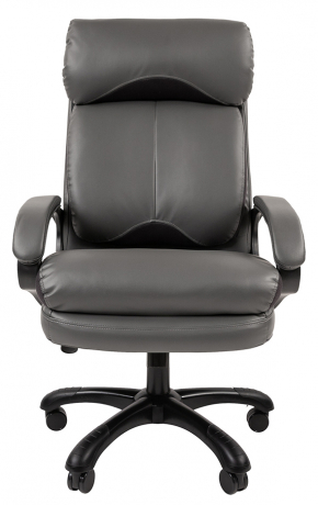 Офисное кресло руководителя Chairman 505 экокожа серая