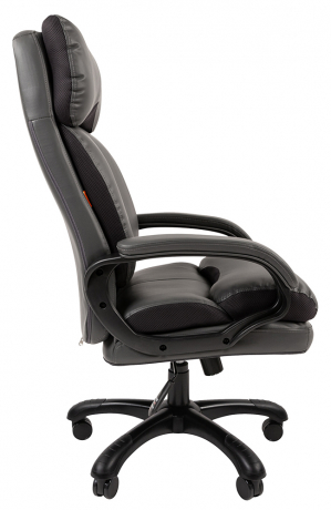 Офисное кресло руководителя Chairman 505 экокожа серая