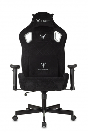 Кресло игровое Knight Outrider черный Light-20