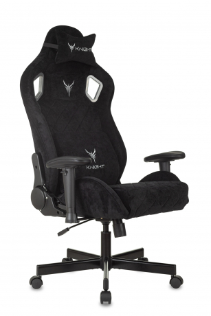 Кресло игровое Knight Outrider черный Light-20