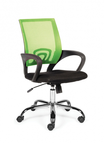 Офисное кресло Norden Спринг (green - black) зеленая сетка/черная ткань