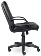 Компьютерное кресло UTFC Комо Н пластик экокожа черная