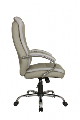 Кресло Riva Chair 9131 серо-бежевый