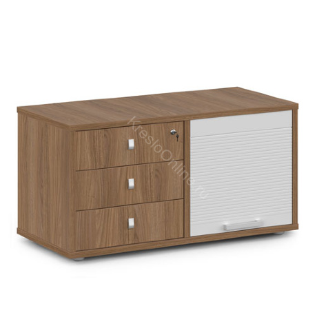 Тумба приставная "Греденция" с жалюзи V-212 (1080х506х560)