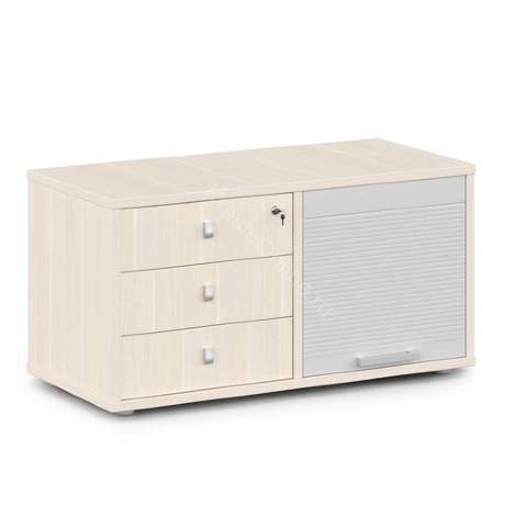 Тумба приставная "Греденция" с жалюзи V-212 (1080х506х560)